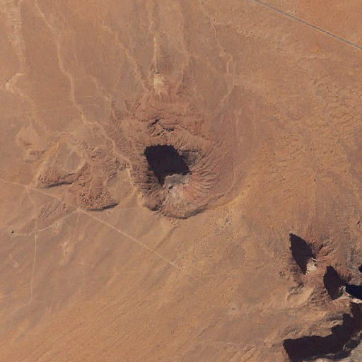 Aerial imagery of Mitchell Butte, AZ