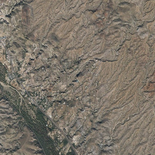 Aerial imagery of Mockingbird Hill, AZ