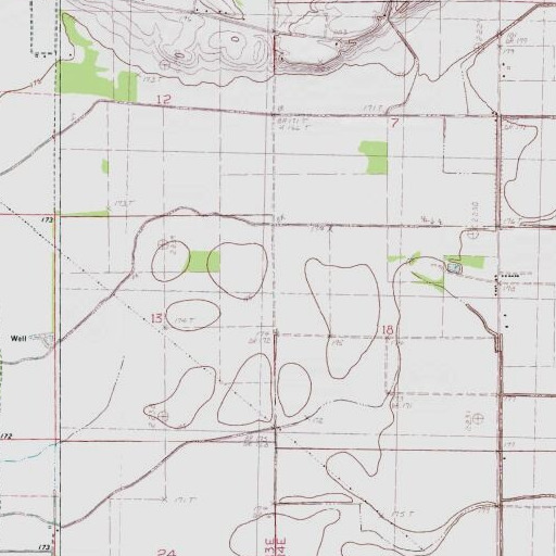 USGS 24K topo map of Pillar School (historical), AR