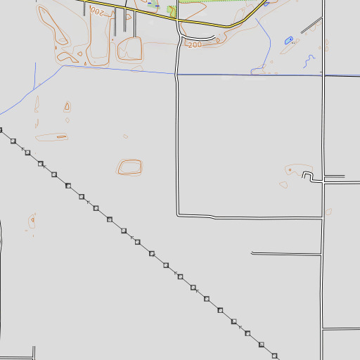OpenTopoMap map of Pillar School (historical), AR