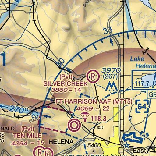 FAA VFR chart of 11N04W22BCDB01 Well, MT