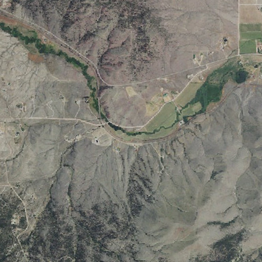 Aerial imagery of 11N04W22BCDB01 Well, MT