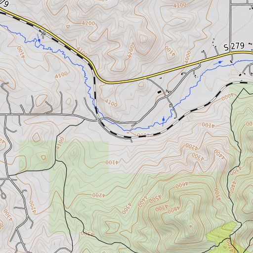 OpenTopoMap map of 11N04W22BCDB01 Well, MT