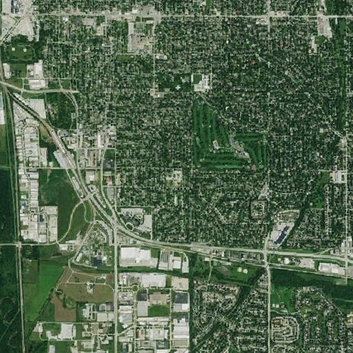 Aerial imagery of Beattie Elementary School, NE