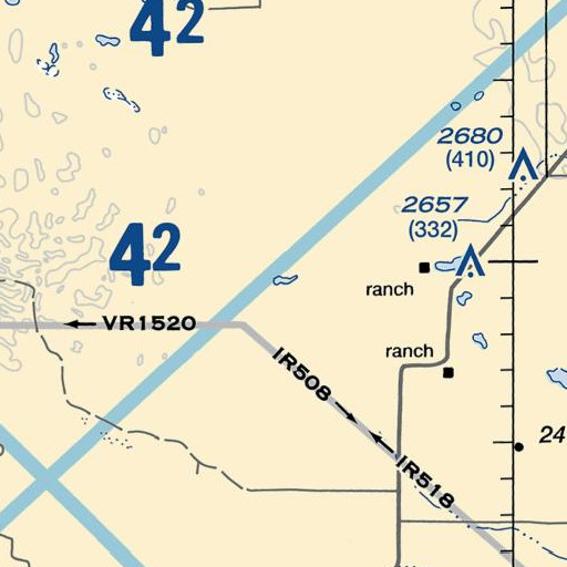 FAA VFR chart of Bruner Lake, NE