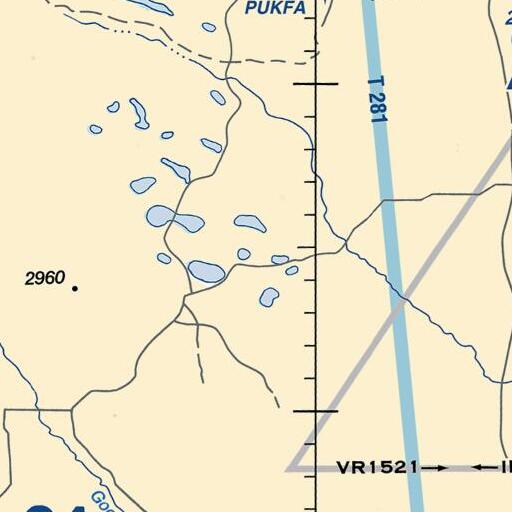 FAA VFR chart of Chain Lakes, NE