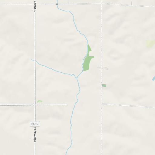 OpenStreetMap map of Chatawa Creek, NE