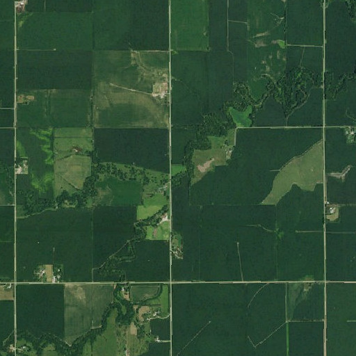 Aerial imagery of Coon Branch, NE