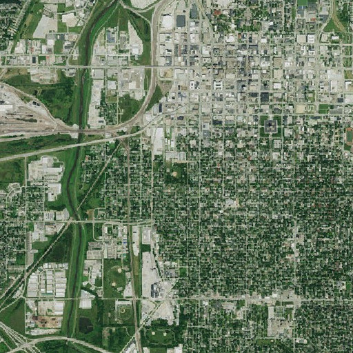 Aerial imagery of Cooper Park, NE
