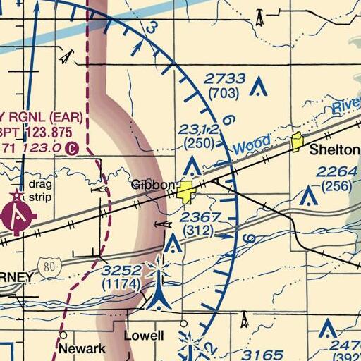 FAA VFR chart of Davis Park, NE