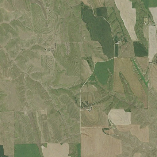 Aerial imagery of Devils Gap School, NE