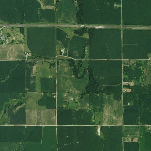 Aerial imagery of Dry Run, NE