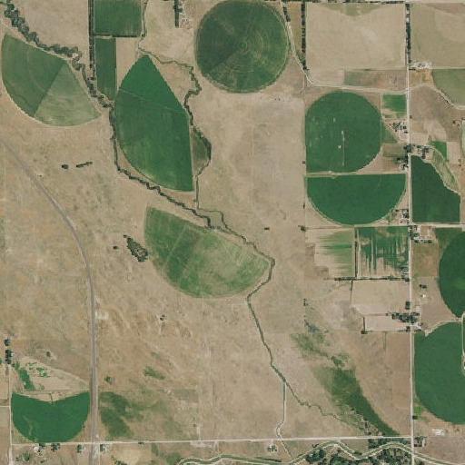 Aerial imagery of Dry Sheep Creek, NE