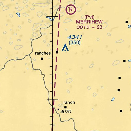 FAA VFR chart of Dunlap Valley, NE