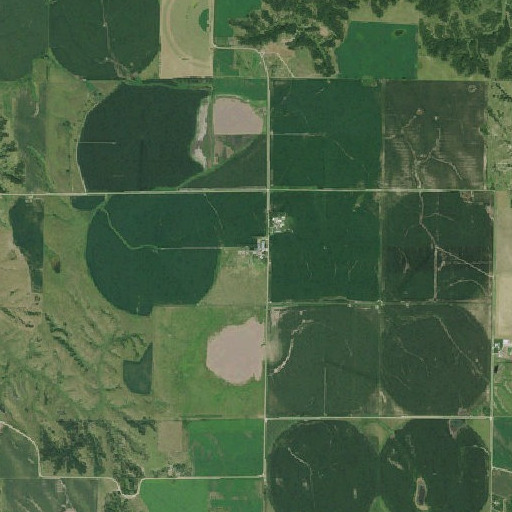 Aerial imagery of East Table, NE