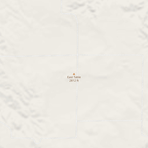 OpenStreetMap map of East Table, NE