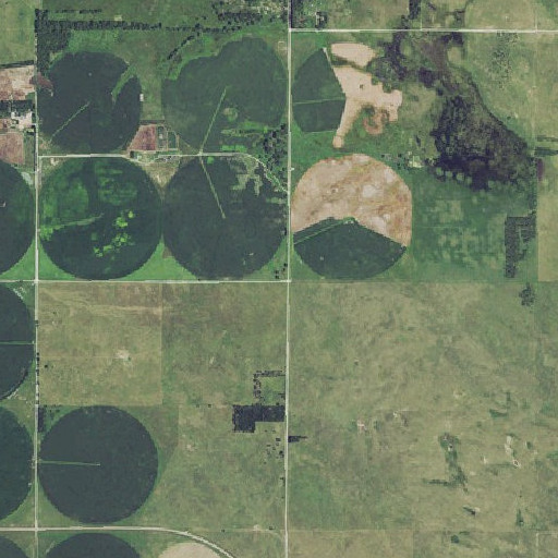 Aerial imagery of Guide Rock School, NE