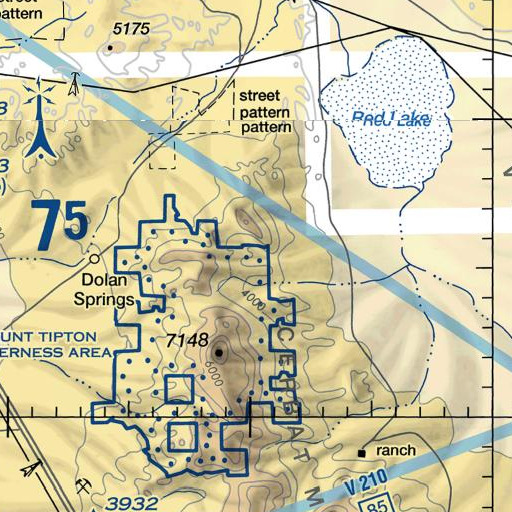 FAA VFR chart of Ash Creek, AZ