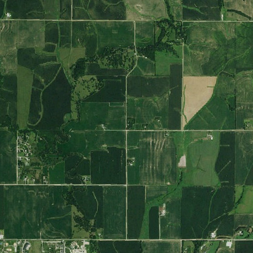 Aerial imagery of Inavale School (historical), NE