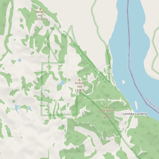 OpenStreetMap map of Indian Hill, NE