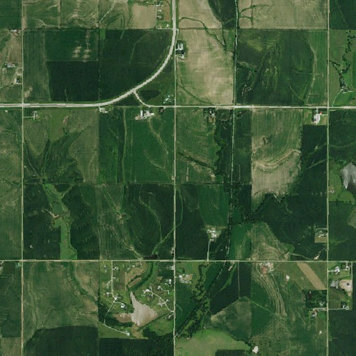 Aerial imagery of Jackson School (historical), NE
