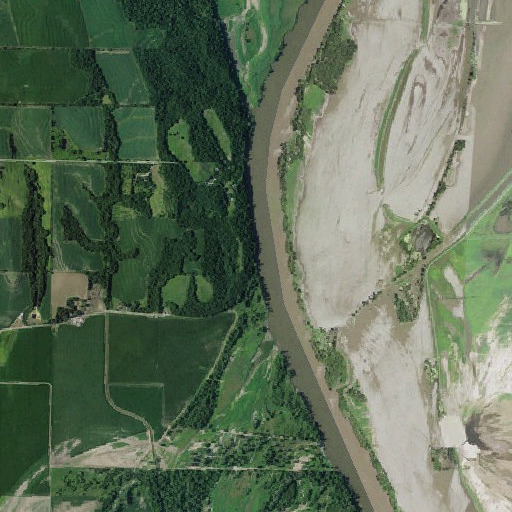 Aerial imagery of Jones Point, NE