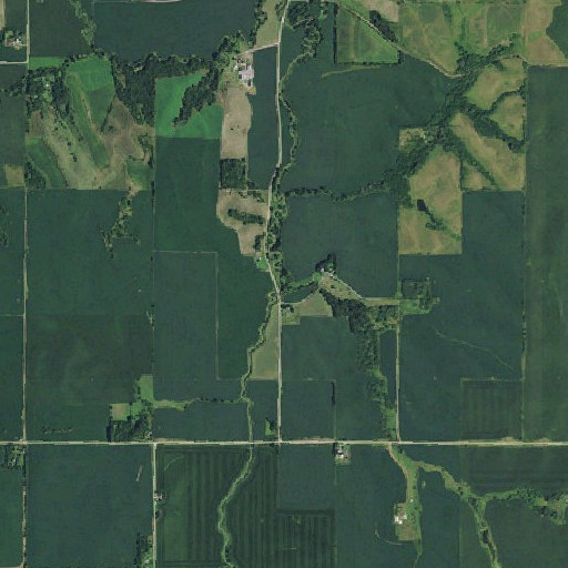 Aerial imagery of Little Creek, NE
