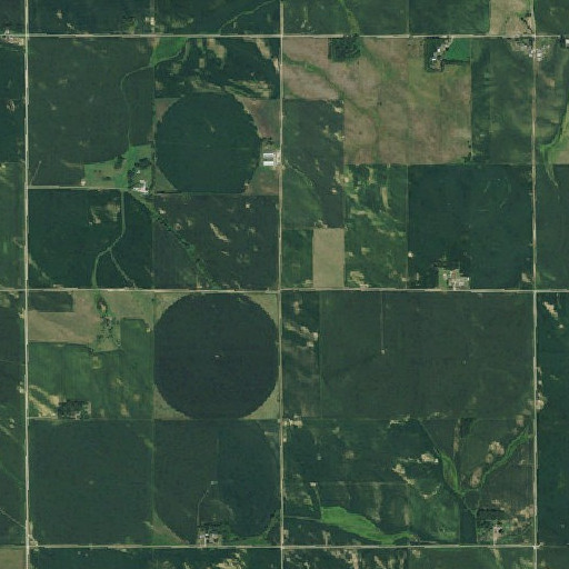 Aerial imagery of Longview School, NE