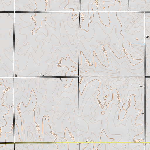OpenTopoMap map of Main School (historical), NE
