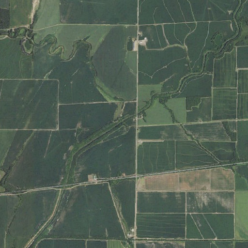 Aerial imagery of Dry Bayou, AR