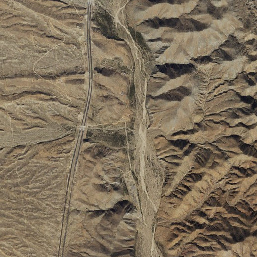 Aerial imagery of Moss Wash, AZ
