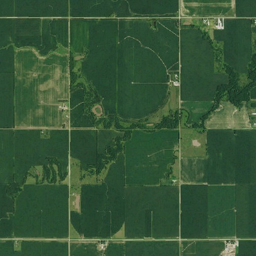 Aerial imagery of North Fork Turkey Creek, NE