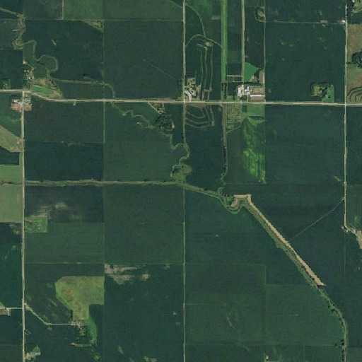 Aerial imagery of North Logan Creek, NE