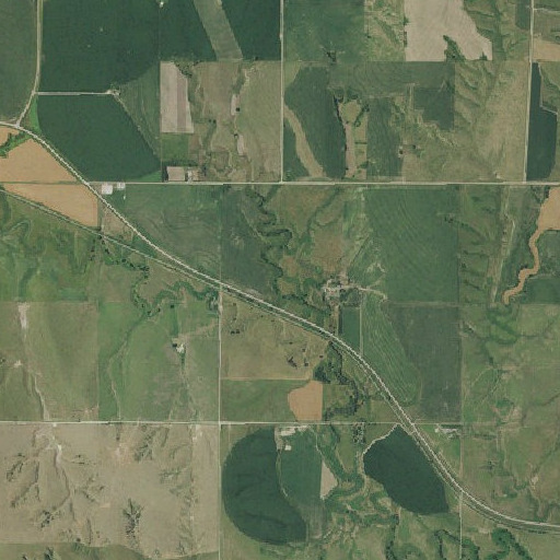 Aerial imagery of North Plum Creek, NE