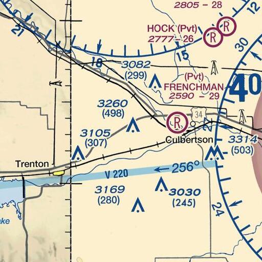FAA VFR chart of North Riverside School, NE