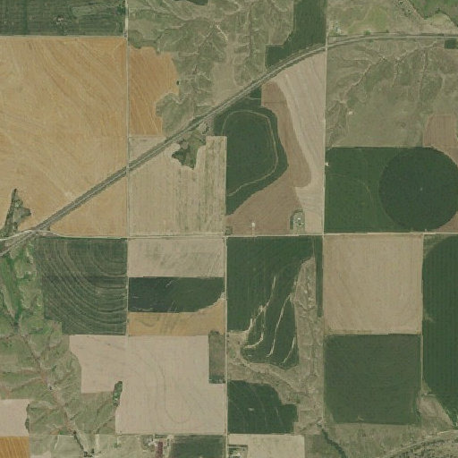 Aerial imagery of North Riverside School, NE