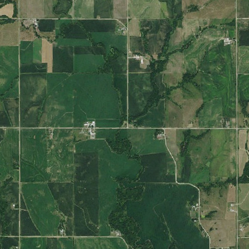Aerial imagery of North Star School, NE