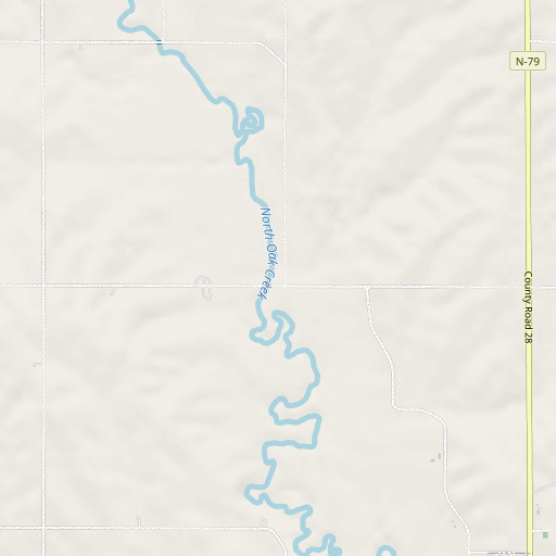 OpenStreetMap map of North Star School, NE