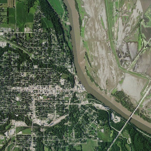 Aerial imagery of North Table Creek, NE