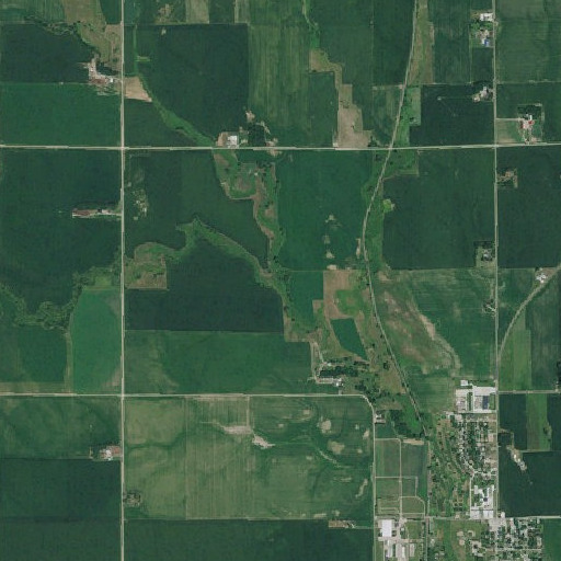 Aerial imagery of North Taylor Creek, NE