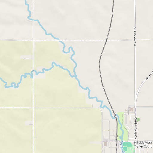 OpenStreetMap map of North Taylor Creek, NE
