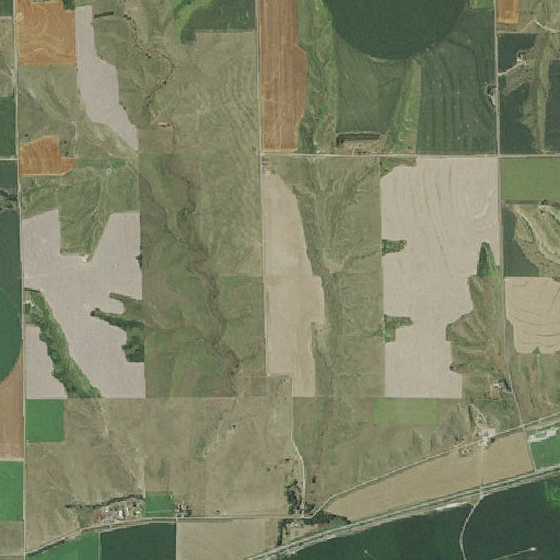 Aerial imagery of North Valley School, NE