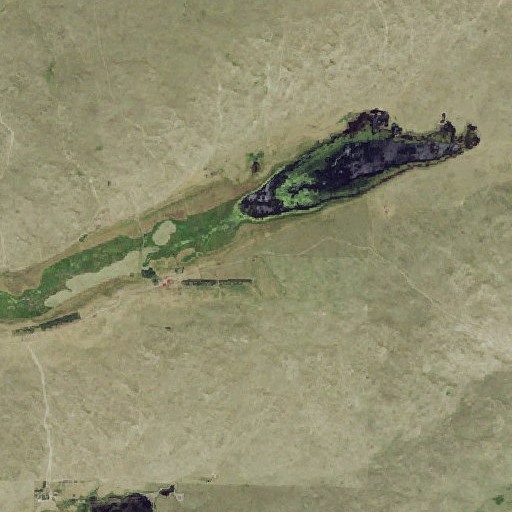 Aerial imagery of North Valley School, NE
