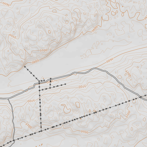 OpenTopoMap map of North Valley School, NE