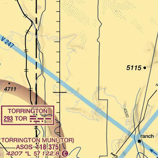 FAA VFR chart of North Windmill, NE