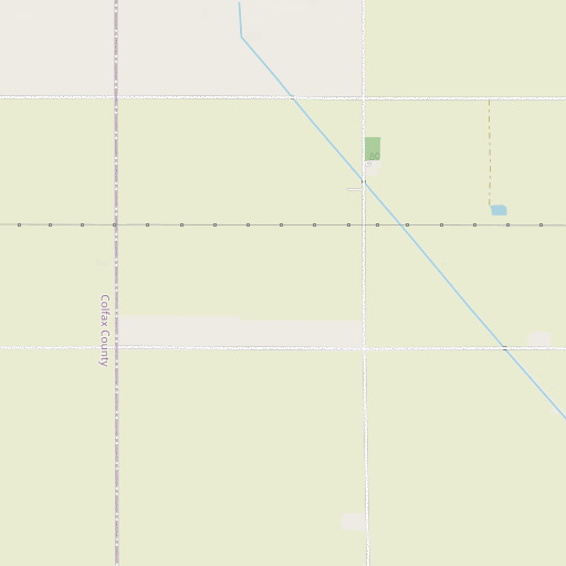 OpenStreetMap map of O'Hare Ditch, NE