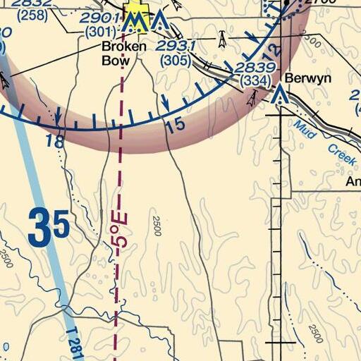 FAA VFR chart of O K School (historical), NE