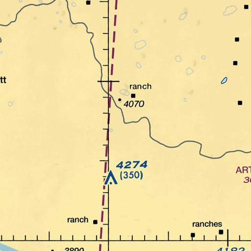 FAA VFR chart of O Lane Ranch, NE