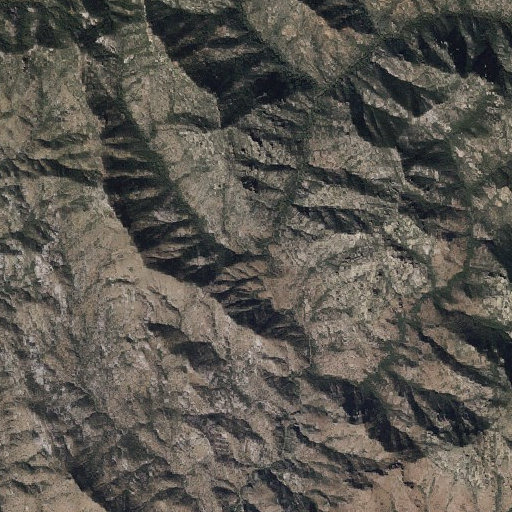 Aerial imagery of Mott Spring, AZ
