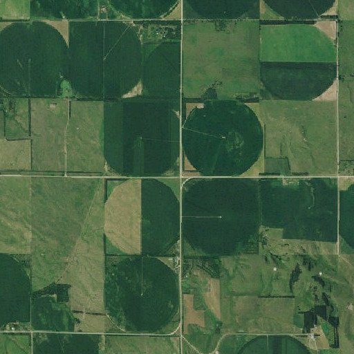 Aerial imagery of Reed School, NE